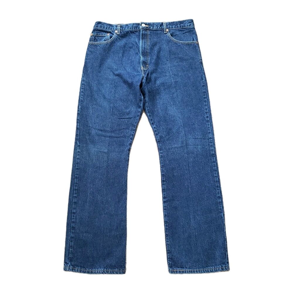 Vintage Y2K Levi's 517 Bootcut Sz 40x34(FITS 40x35) USA Made Medium Wash Jeans